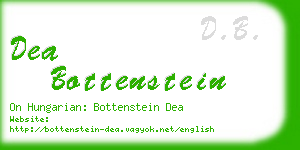 dea bottenstein business card